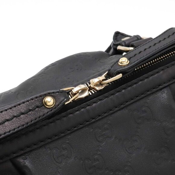 GUCCI Black Leather Tote Bag - Picture 5 of 10